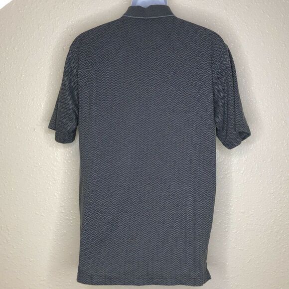Van Heusen Medium M short sleeve polo shirt with front pocket, gray - Picture 6 of 9